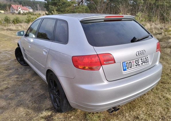 Audi A3 cena 16999 przebieg: 206700, rok produkcji 2007 z Chojnów małe 742